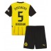 Borussia Dortmund Ramy Bensebaini #5 Dětské Oblečení Domácí Dres 2024-25 Krátkým Rukávem (+ trenýrky)